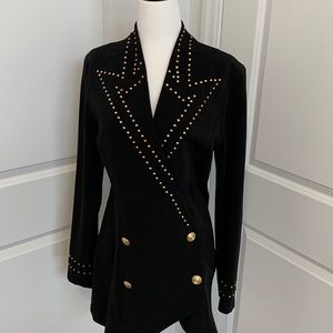 Black jacket with Gold studs
